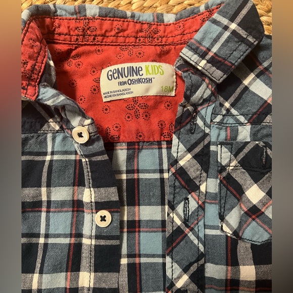 Genuine Kids OshKosh Button Down Shirt - Picture 2 of 3